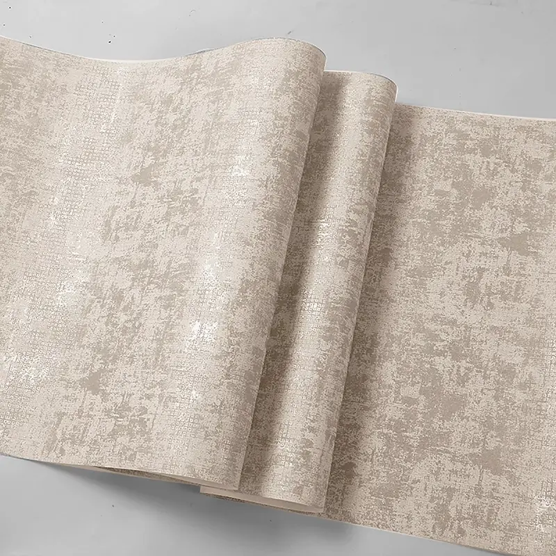 Industrial Concrete Textured Brown Wallpaper Metallic Glitter Wall Paper 5㎡/Roll 7