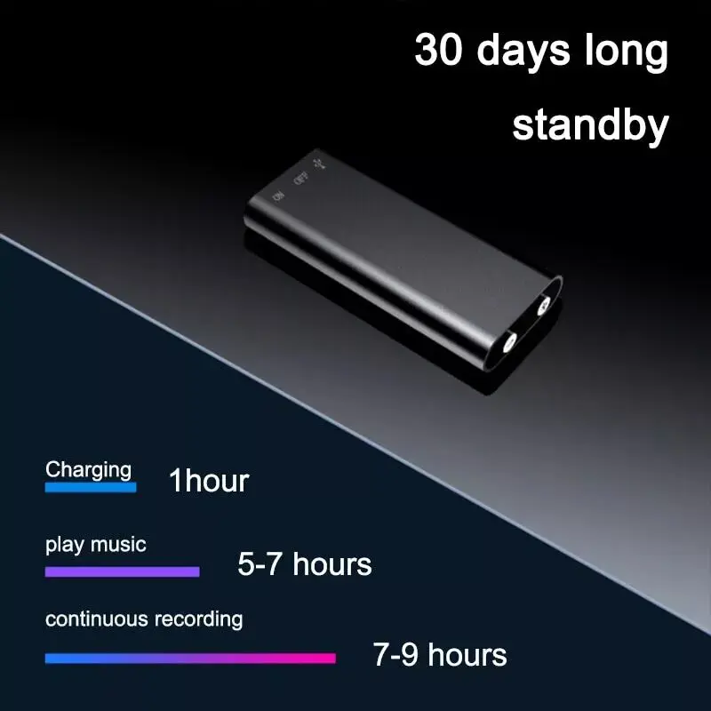 Compact 8GB Digital Voice Recorder Dictaphone Audio MP3 Player Sound Recording with USB Support mini  speaker  magnet wireless  earbuds speakers  bluetooth noise  cancelling ear  piece  bluetooth fitness  gear 6