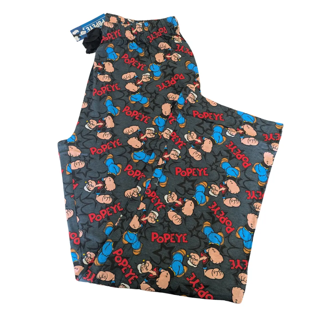 Popeye Mens Loungewear Bottoms - Sleepwear Pyjamas