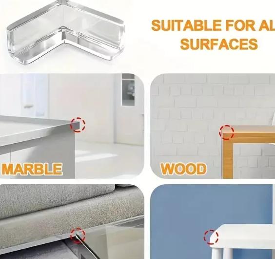 TABLE CORNER EDGE PROTECTOR CUSHIONS FURNITURE CHILD BABY SAFETY GUARD UK SELLER 2