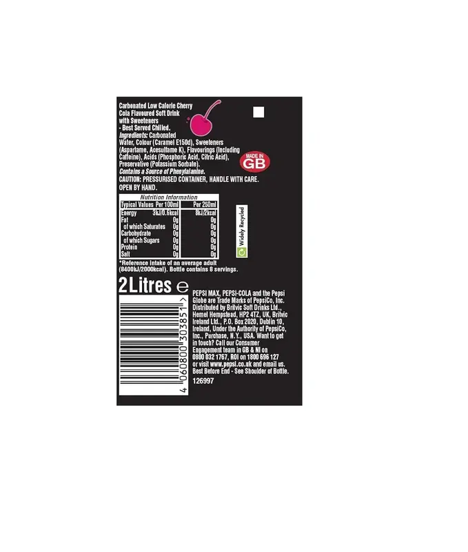 Tango Sugar Free Cherry Cans 24 x 330ml Beverage 4