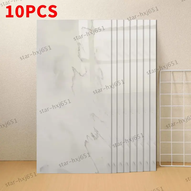 10PACK GREY Marble Matt Bathroom Panels Shower Wet Wall Kitchen Cladding PVC wall  sticker panel  wallpaper  self  adhesive 2