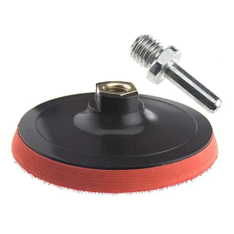 66-piece sanding disc set with hook and loop 125mm attachment, drill grinder backing pad Strong toughness, not easy to break, strong back adsorption Reverse adsorption, easy installation, removable, durable Excellent polishing effect 5