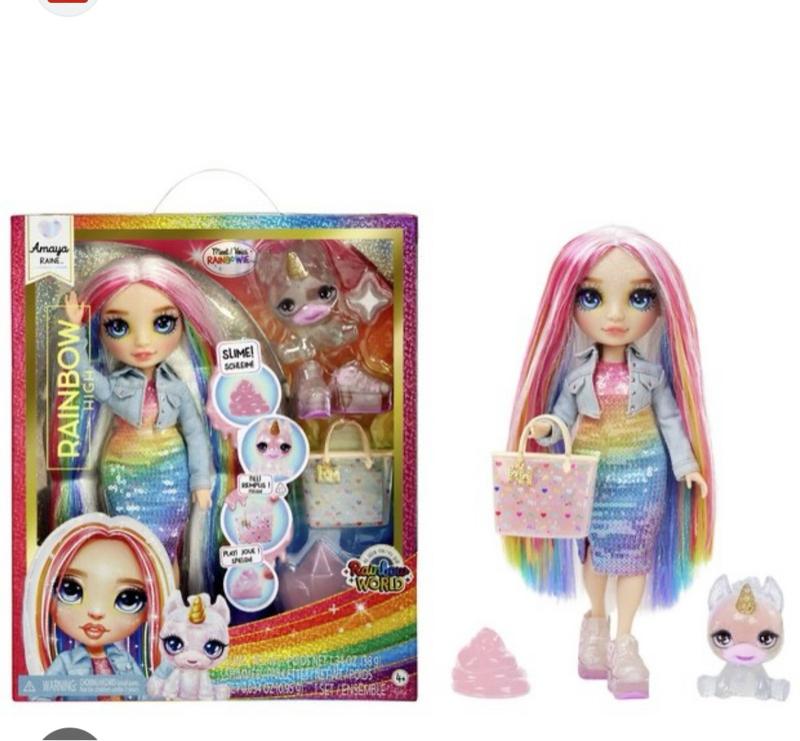 Product Introduction of Amaya Rainbow High Fashion Doll with Slime & Pet - 28 cm Shimmer Doll 6