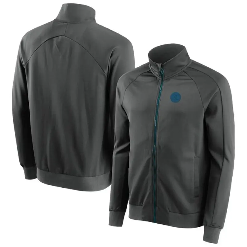 Everton Football Men's Jacket Grey Culture Tricot Track Jacket 0