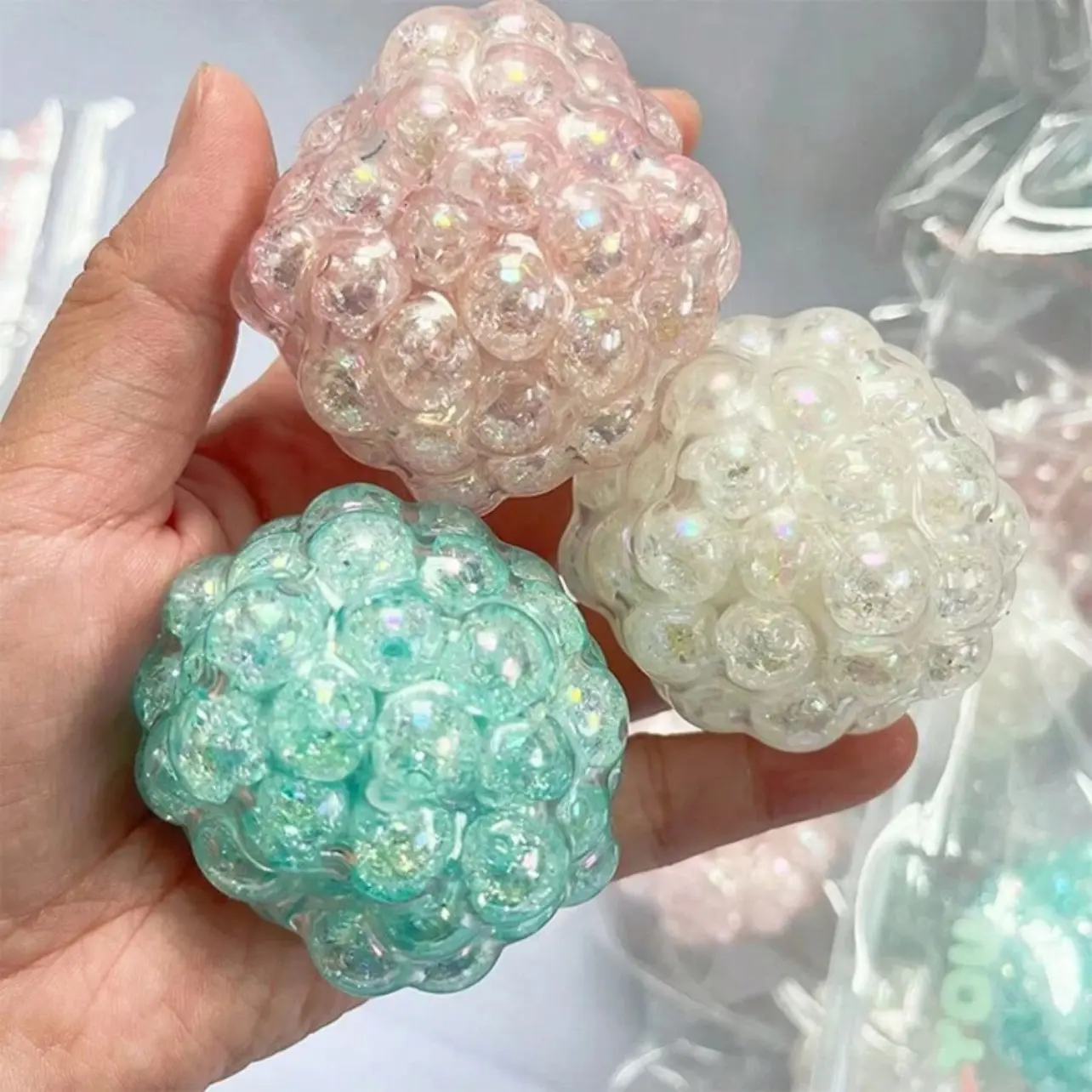 Crunchy Ball - ASMR sensory ball fidget tactile tool relaxing sound