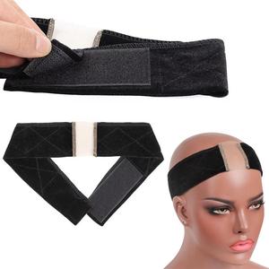 Wig Grip Band for Lace Front Wigs, 2 Counts Non Slip Headband for Glueless Wig, Adjustable Invisible Wig Gripper for Women Hair, Head Strap