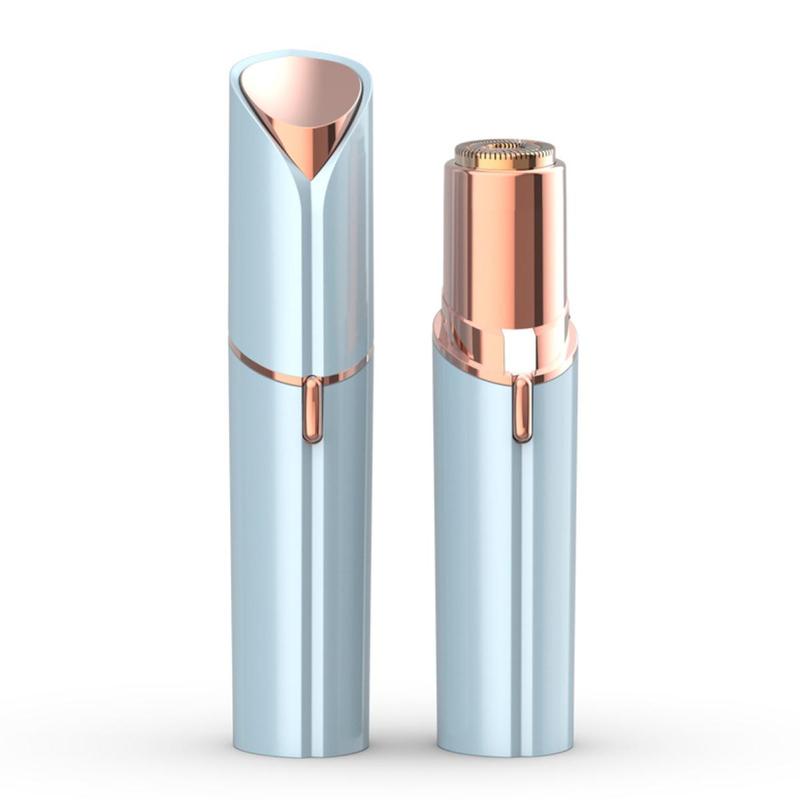 Product Introduction of Advanced Portable Electric Epilator - USB Rechargeable Lipstick Shaver Women Hair Removal Tool Eyebrow Trimmer Precision Blade Technology Designed Smooth Silky Skin Travel Daily Use On-the-Go Grooming Safe Painless Handy Hair Removal Solution Face Body 3