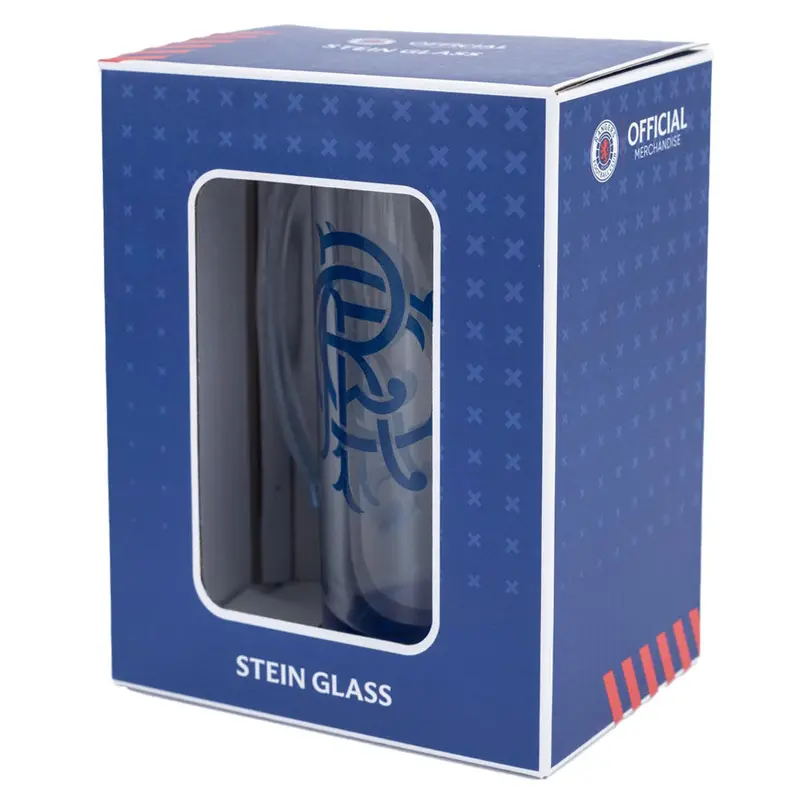 Rangers FC Stein Glass Tankard Drinkware 2