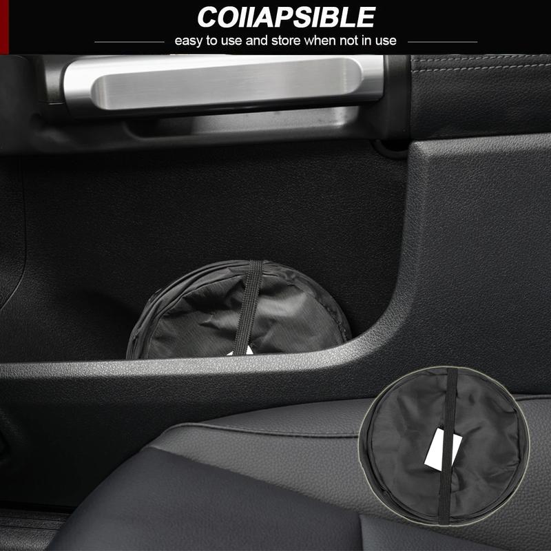 Car Trash Can Portable Garbage Bin Collapsible Pop-up Leak Proof Trash Can Bag 4