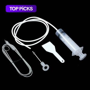 5pcs Refrigerator Drain Hole Cleaning Tool Kit, Dredging Tool, Blockage Dredger, Water Outlet Cleaner Kit, Drain Clog Remover