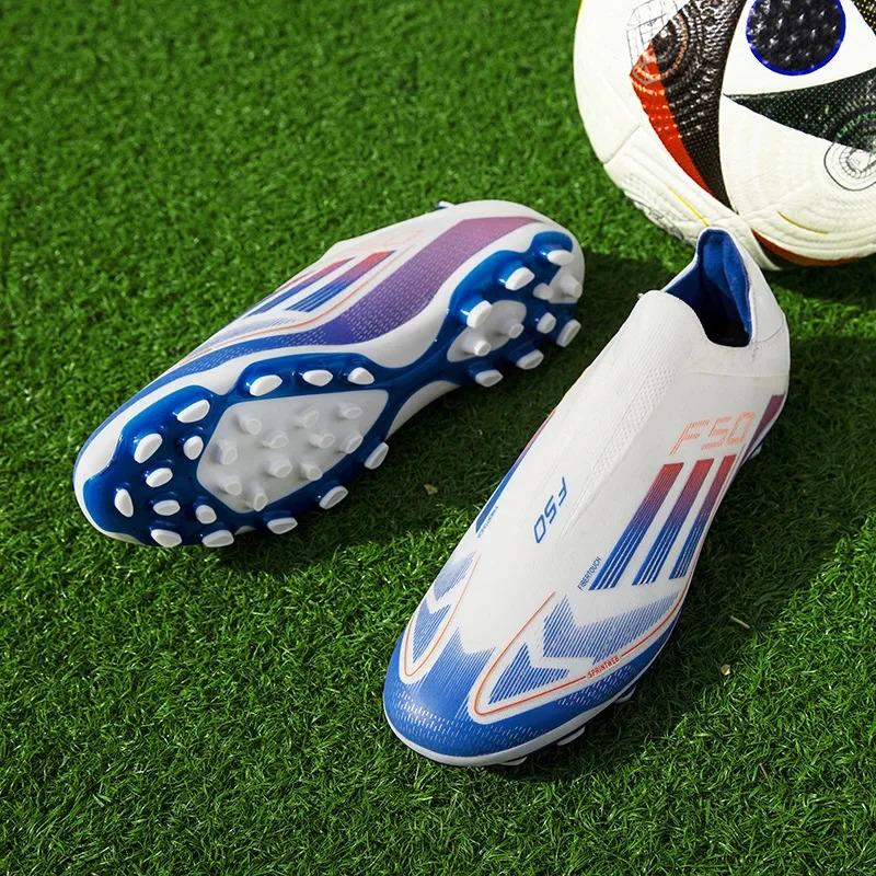 Product Introduction of Men's Football Shoes with Long Nails for Grass Training And Competition Sports Shoes for Boys Girls Students Adults 6