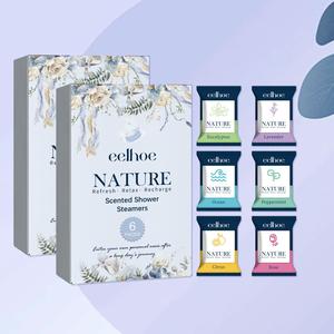 Scented Shower Steamer, 1 Box/2 Boxes Deep Cleansing Relaxing Shower Steamer, Moisturizing Body Care Product for Women & Men