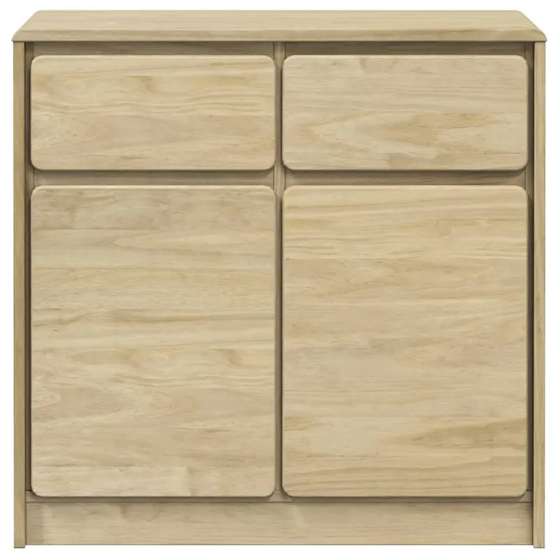 Sideboard Sauda Oak 80X43X75.5 Cm Solid Wood Pine 3