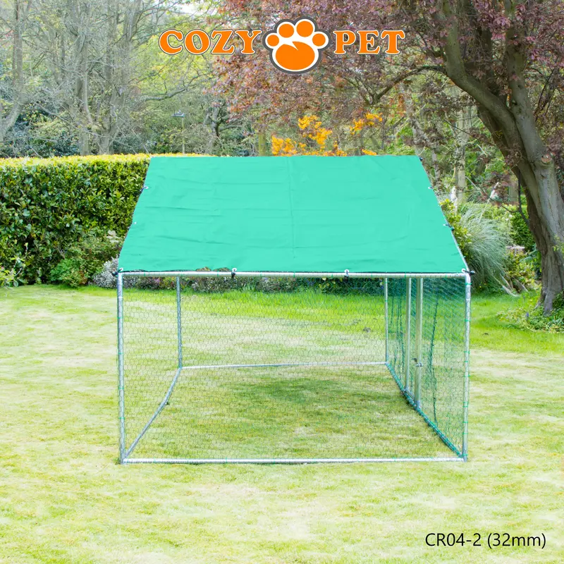 Chicken Run By Cozy Pet 4m X 2m 32mm Galvanised Steel Frame - CR04-2 (32mm) 6
