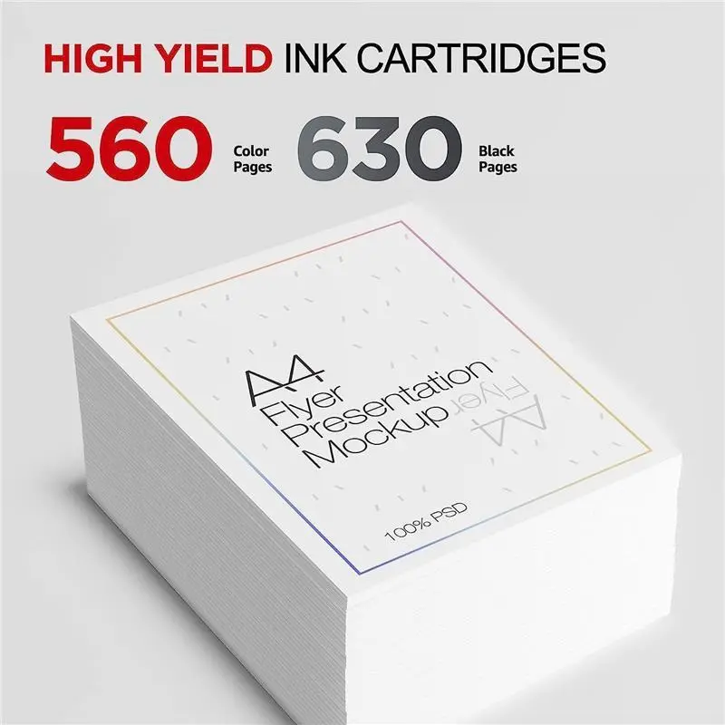 540XL 541XL Twin Pack Replacement for Canon 540 and 541 Ink Cartridges for Pixma MG3650s MG3650 MG3600 TS5150 TS5151 TS5100 M3100 MG3150 MG3500 MG4250 MX475 Ink Cartridges 540 and 541XL PG540 CL541 2
