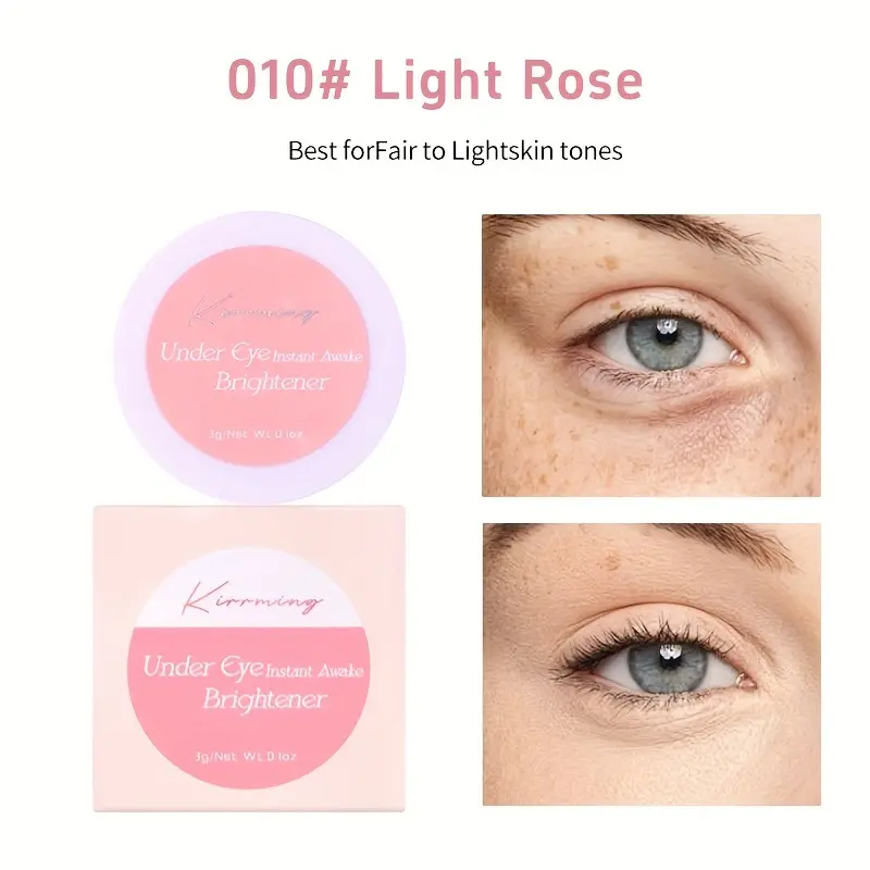 (Giveaway) Full coverage eye concealer - Perfectly hides wrinkles and dark circles, 12-hour waterproof cream, making your eyes flawless Foundation Makeup 4