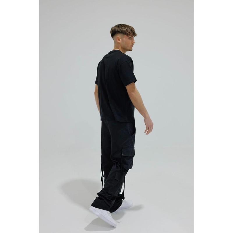 Icon Relaxed Fit Black T-Shirt 3