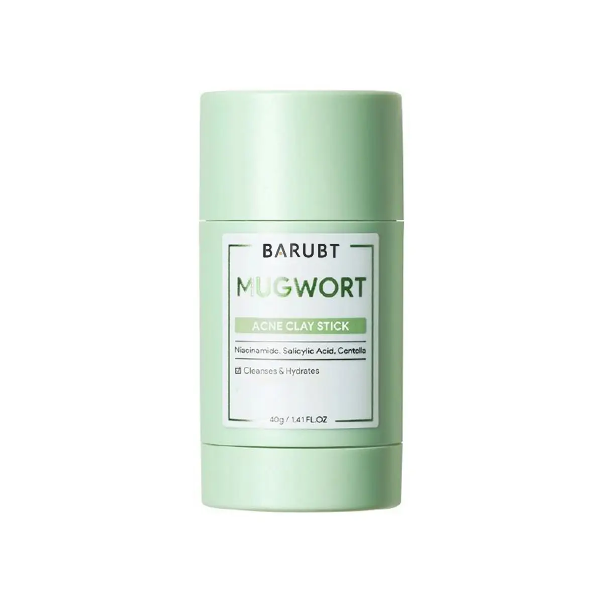 Mugwort Clay Mask Stick 40g Cleansing Clay Mask Stick Facial Skin Care Cleanser Charcoal Facial Mud Mask