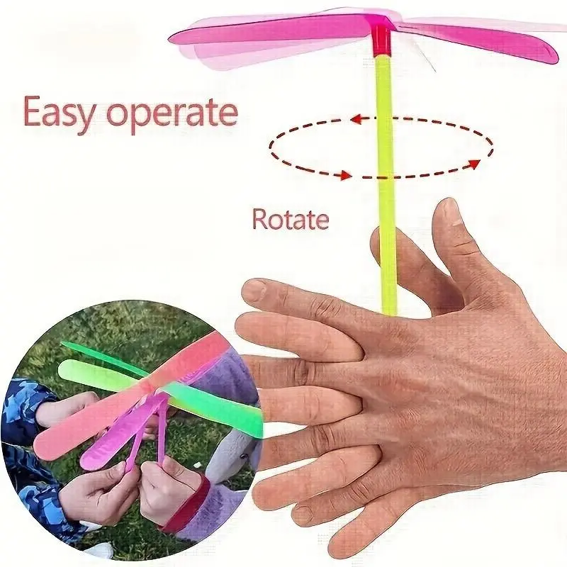 15/30/45pcs Vibrant Dragonfly Flying Toys Collection - Easy-to-Assemble, Brightly Colored, Portable, and Educational Game Toys for Parties, Gatherings, and Outdoor Play, Perfect as Halloween and Christmas Gifts 6