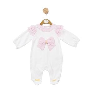 Mintini White and Pink Stripe Babygrow Kidswear SALE