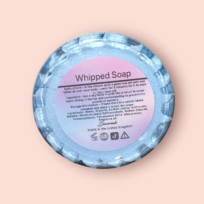 Decorials Beauty I’m Savage Whipped Shave Butter - skincare - shower whip - strawberry legs - ingrown hairs - razor bumps - perfect shave foaming 80g soap 2