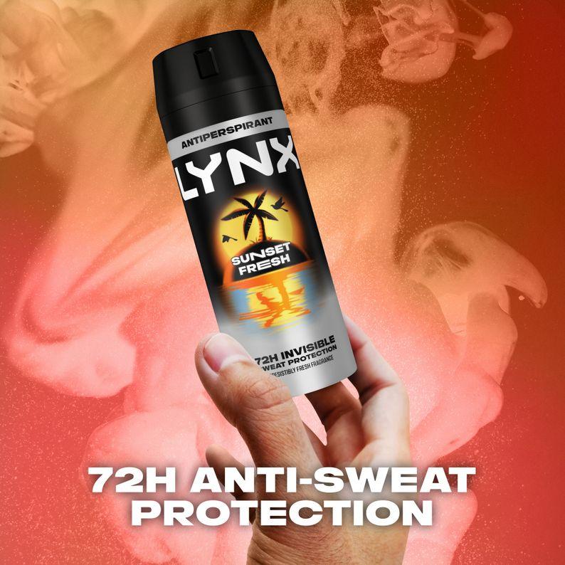 Lynx Sunset Fresh 72h Mango & Mandarin Anti-Perspirant Deodorant Spray 150ml 3