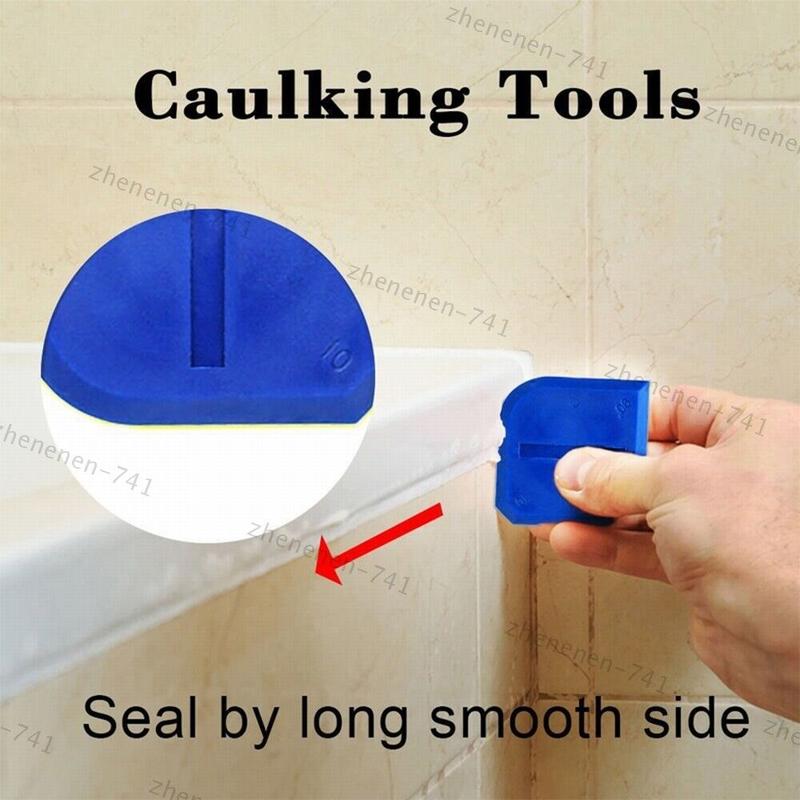 9PCS Blue Silicone Sealant Remover Tool Kit - Caulk Scraper, Spreader & Finisher Set - Professional Sealant Removal for Tiles, Bathroom & Kitchen Repairs 2