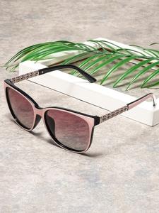 Women's Ombre Lens Square Sunglasses, Trendy Casual Sunglasses for Everyday Use, Fashion Accessories for Outdoor Activities