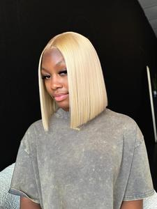 5x5 Short Human Hair Lace Front Wigs for Women, Gorgeous Fluffy Wigs, Wigs for Party, Daily Use