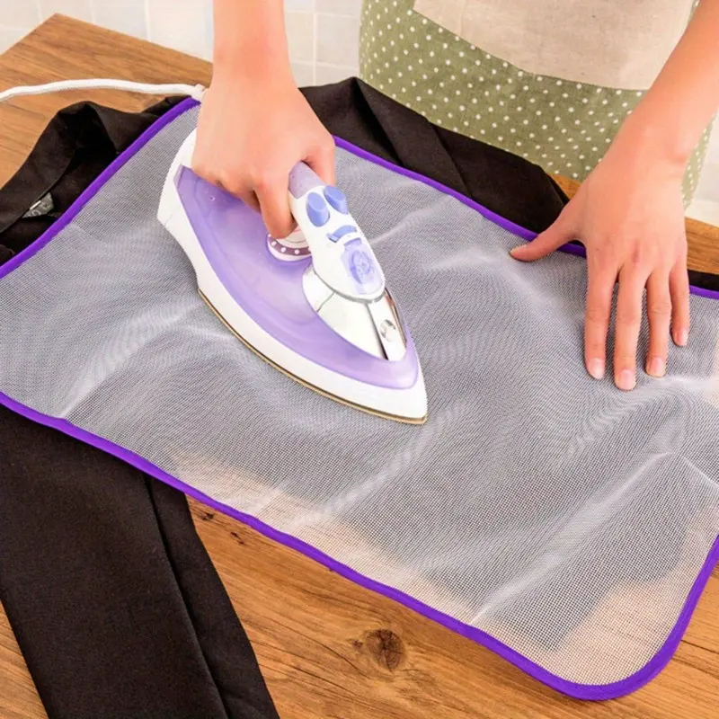6pcs High-Temperature Resistant Ironing Cloths, 80.01cm x 39.88cm - Durable Plastic Heat Insulation Mats for Safe Ironing, Random Colors, Ideal for Home & Dorm Use 1