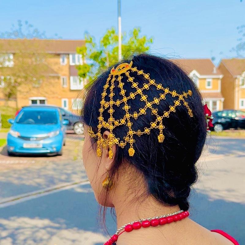 Nyapusikha Hair Ornament - Traditional Newari Women's Headpiece 4