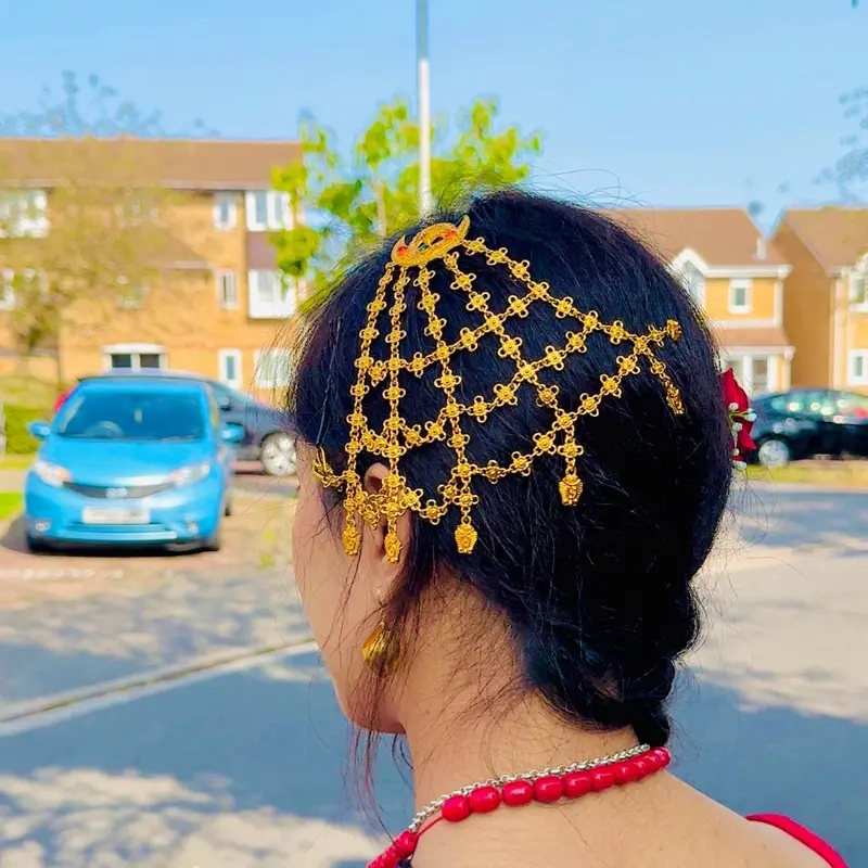 Nyapusikha Hair Ornament - Traditional Newari Women's Headpiece 3