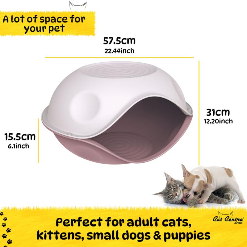 Product Introduction of Cat Dog Bed Windproof Outdoor Plastic Shelter Pet Kitten House Kennel Crate Pod 29