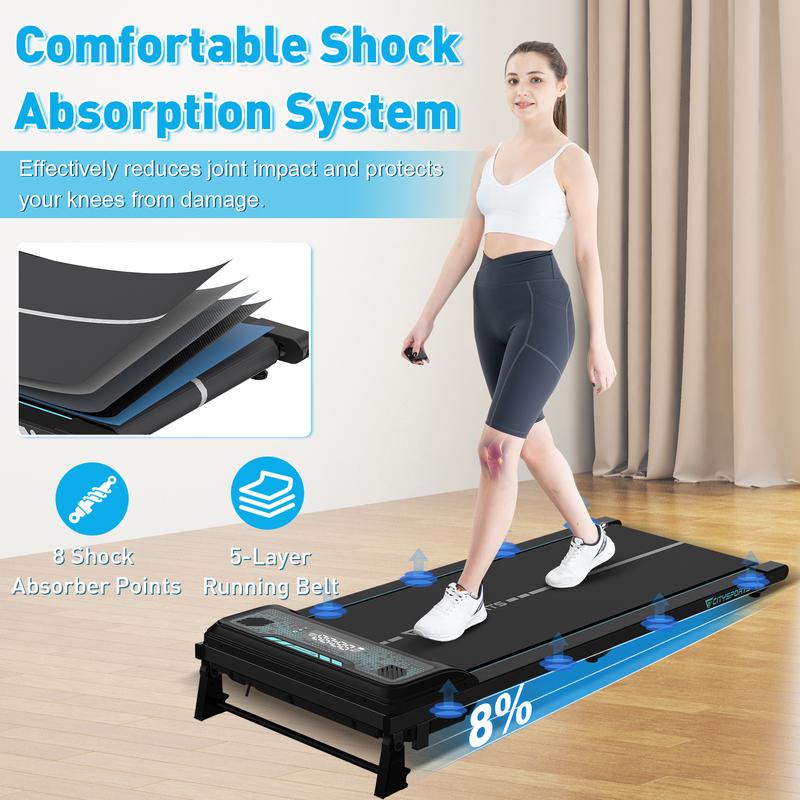CITYSPORTS 8% Incline Walking Pad,Under Desk Treadmill,Walking Pad Treadmillfor Home Office,Ultra Slim Portable Walking Pad Treadmill, ,LED Display and Bluetooth Speaker,No Assembly 5