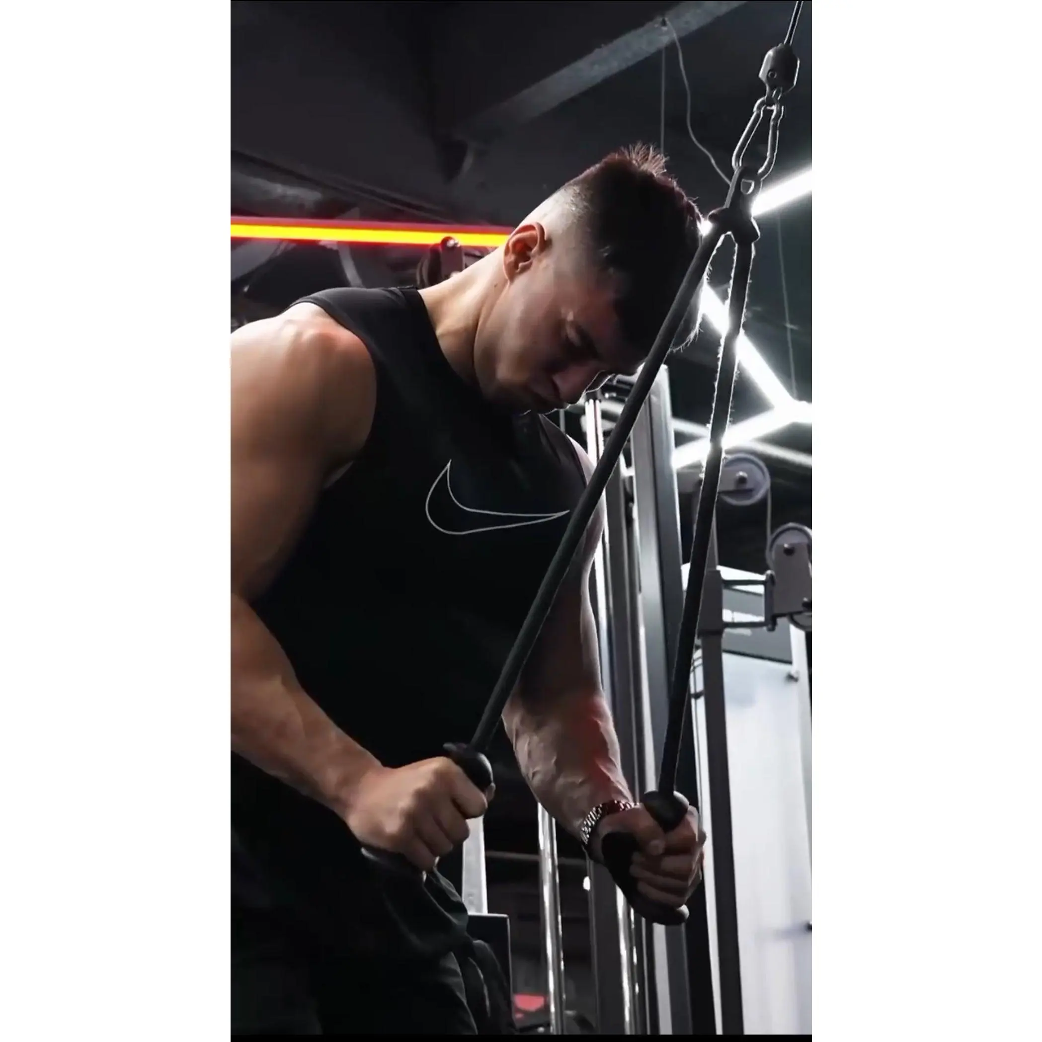 Tri-Grips Long Ropes | Tricep ERGO Handles