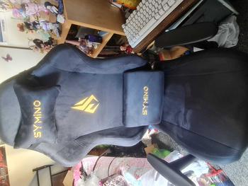 Product Review of Symino Gaming Chairs for Adults, Computer Chair, PC Chair with Footrest,  Ergonomic Office Chair from T**🖤 0
