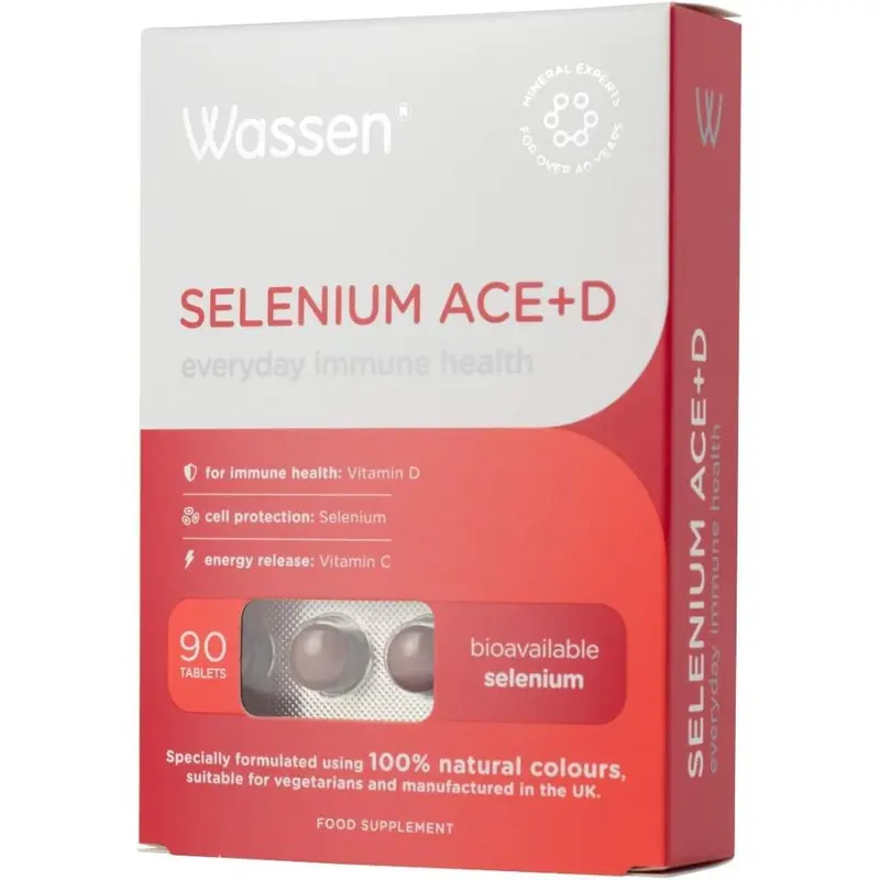 Selenium ACE+D Immune Health - 90 Tablets | Selenium Supplements | Immune System Vitamins | Selenium and Zinc Supplements Contribute to Normal Function of Immune System | Vitamin C D and Zinc 0