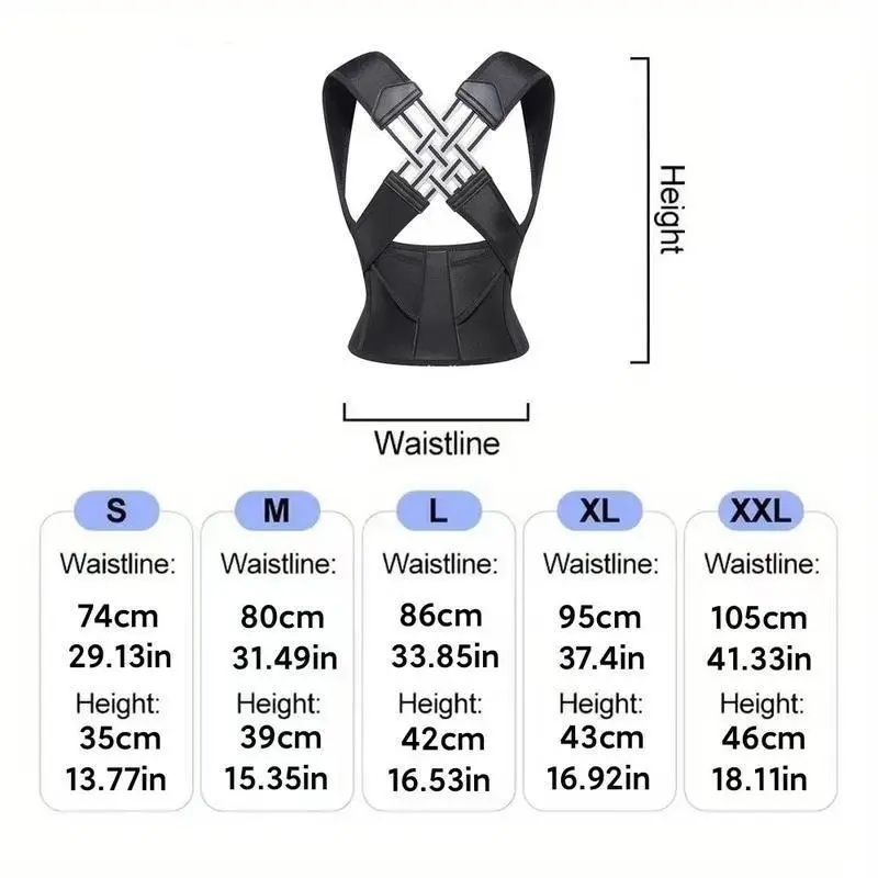 Adjustable Breathable Body Shaper Belt for Christmas Gift, Unisex Neck & Shoulder & Waist Wrap, Sports & Outdoor Accessories for Home Gym Workout 1