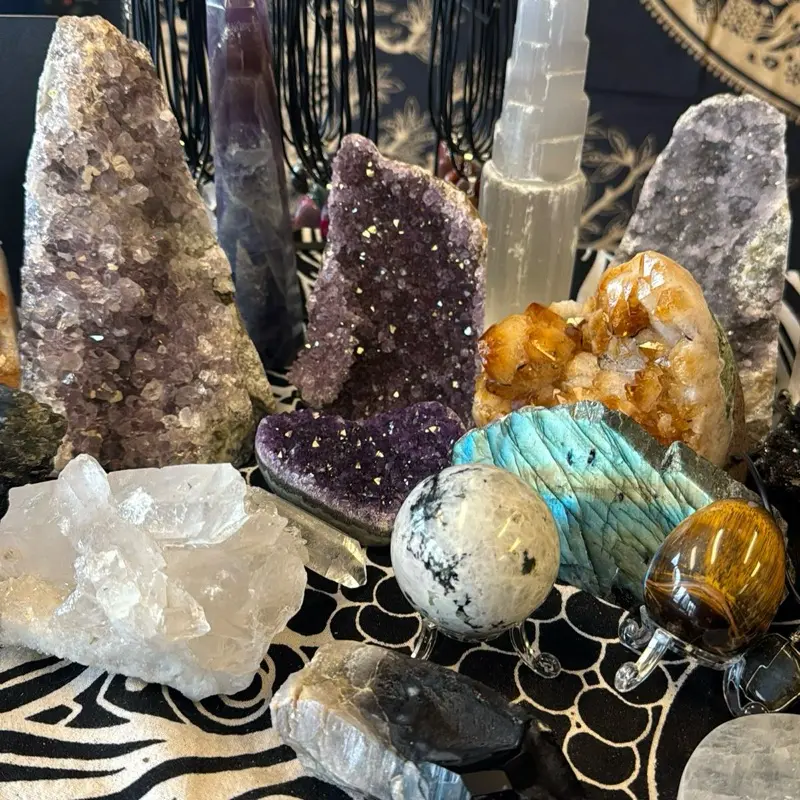 LIVE Crystal Sale MEGA LISTING: One off crystal pieces including points, spheres, druzys and eggs!