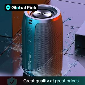 ZEALOT S32 Portable Wireless Speaker, Rechargeable Waterproof IPX4 Speaker, Stereo Pairing Speaker for iOS & Android, Outdoor Speaker，Bluetooth Speaker, Loud Volume & Deep bass,Perfect for Home, Outdoor, Camping, Hiking, Car Use, Travel & Gifting!​
