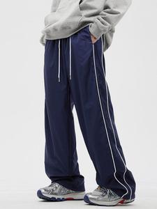 Men's Solid Color Drawstring Waist Sweatpants, Loose Casual Comfy Jogger Pants for Fall & Winter, Men's Trousers for Daily Wear