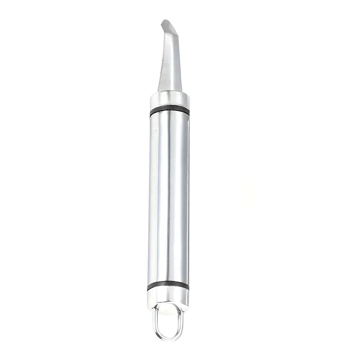 1 piece Stainless Steel Prawn Deveiner Tool, Prawn Cleaner Peeler, Seafood Shell Cutter Remover, Portable Prawn Line and Vein Cleaning Tool, Easy Clean Kitchen Gadget for Lobster and Prawn Preparation