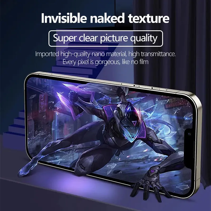 5PCS Full Cover Hydrogel Film For iPhone 16 Pro Max 16E Screen Protector For iPhone 15 11 Pro Max 14 Plus 12 13 Mini Soft Film 5