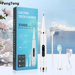 Electric Toothbrush & Dental Calculus Remover Kit, Portable Rechargeable Toothbrush, Deep Cleaning Toothbrush for Home & Travel