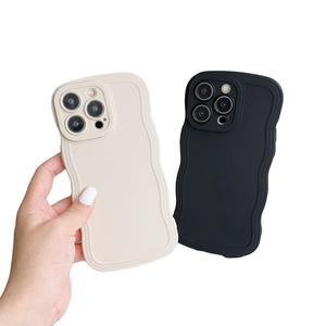 Wave Edge Phone Case for iPhone 15 Pro Max iPhone 13 Pro Max iPhone 14 Pro Max iPhone 11, 2 Counts Phone Protective Cover, Gift Sets for Girl, Gifts for Boyfriend, Holiday Essentials, Casing