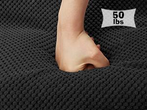 Product Introduction of MASTERTOP Dog Steps for Bed, 3-Steps High Density Foam Dog Stairs for Small Injured Older Pets, Dog Ramp with Removable Cover, Non-Slip Pet Stairs for Indoor Sofa Couch Bed - Black, 60 x 40 x 40cm 5