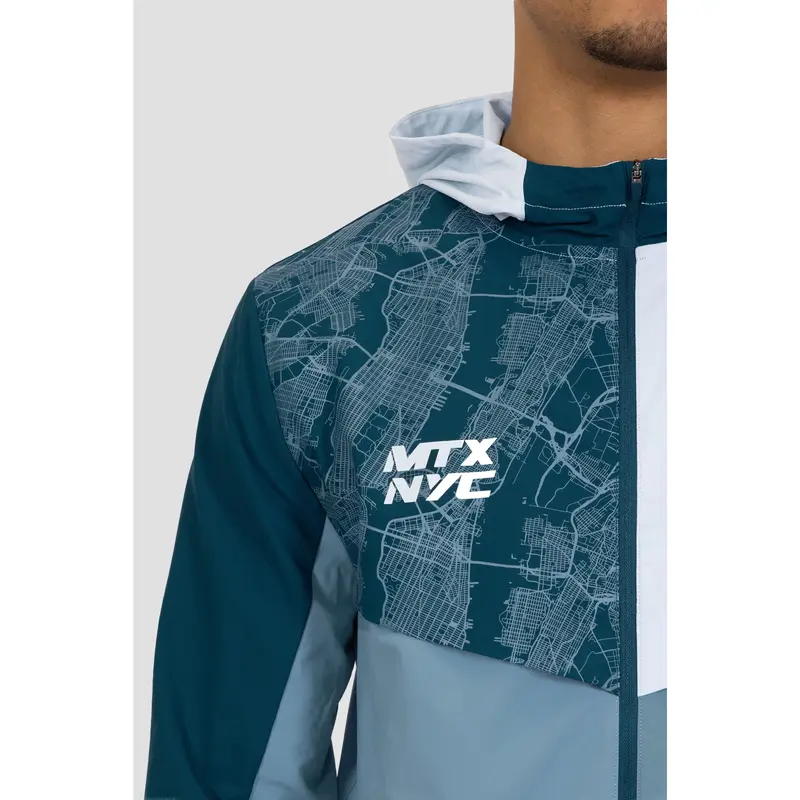 MTX Run City New York Jacket - Abyssal/Summer Mist/Slate Blue 4