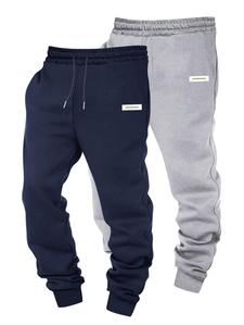 Men's Sweatpants, Casual Comfy Breathable Jogger Pants for Fall & Winter, Men's Trousers for Daily Wear