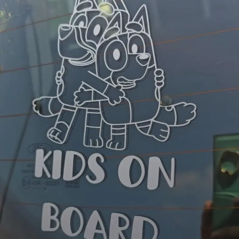 Kids on board sign